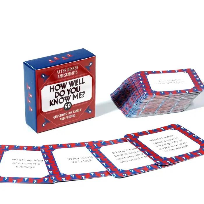 Jeu de cartes After Dinner Amusements pour la famille et les amis