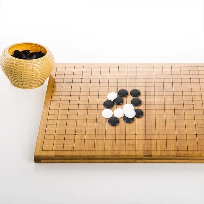Go Stones de jeu lisses, taille compacte, facile à ranger, polissage fin, accessoires de jeu de société, 200 pièces