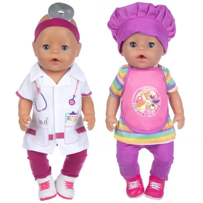 Vêtements de cuisine au beurre pour bébé, 17 ", Reborn Butter, Noël, enfants, filles, cadeaux d'anni