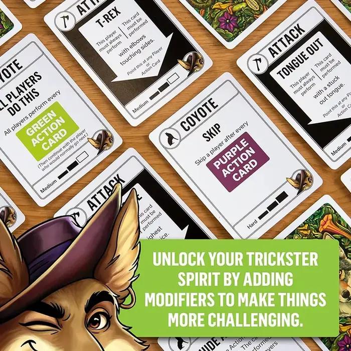 Coyote Game Coyote Party Card Game Meet The Action-Packed Game Full Of High Fives And Havoc