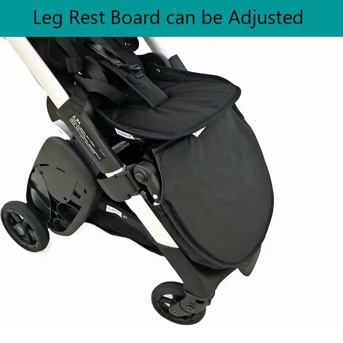 Accessoires de poussette pour bébé, pare-chocs d'accoudoir, planche repose-jambes pour pied de lit d