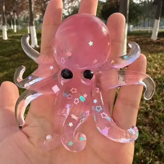 Squishy Poulpe Presser Jouet à Rebond Lent Étirable Pour Soulager le Stress Occasions Spéciales Adolescents Adultes