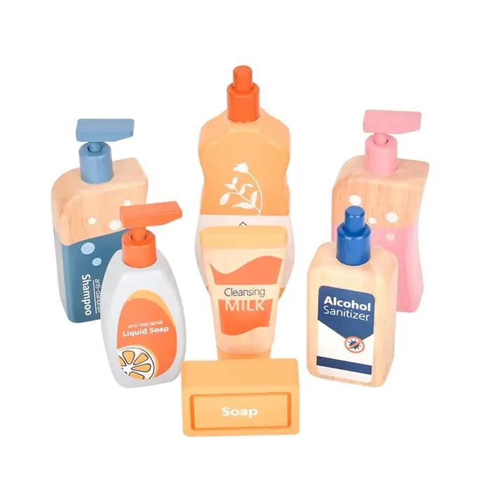 Jouets alimentaires en bois pour enfants boissons au lait simulation cuisine apprentissage Montessori jeu d'imitation occasions spéciales chambre enfant