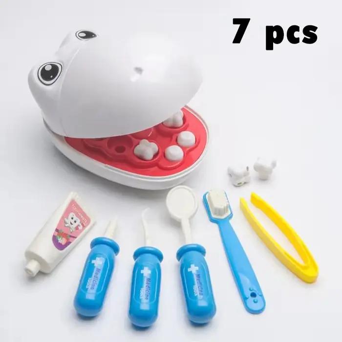 Jouet de dentiste pour animaux de compagnie, jeu de Simulation, jouets éducatifs pour enfants, Simulation de médecine, Extraction des dents, modèle de dents, cadeaux pour enfants