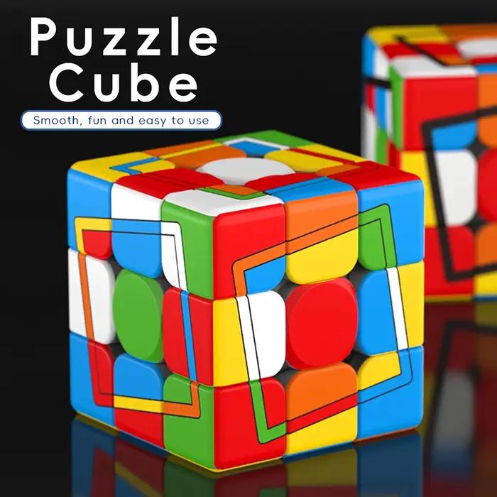 Cube magique à torsion rapide 3x3x3 puzzle multicolore soulagement du stress jouets pour enfants cadeaux occasions spéciales