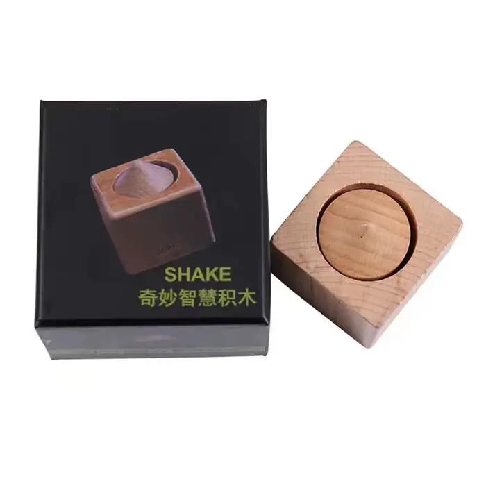 Blocs en bois uniques imposibles de Muddy Puddles pour adultes et adolescents puzzle 3D tours de magie occasions spéciales constructions sculpturales défis mentaux collaboration famille amitié