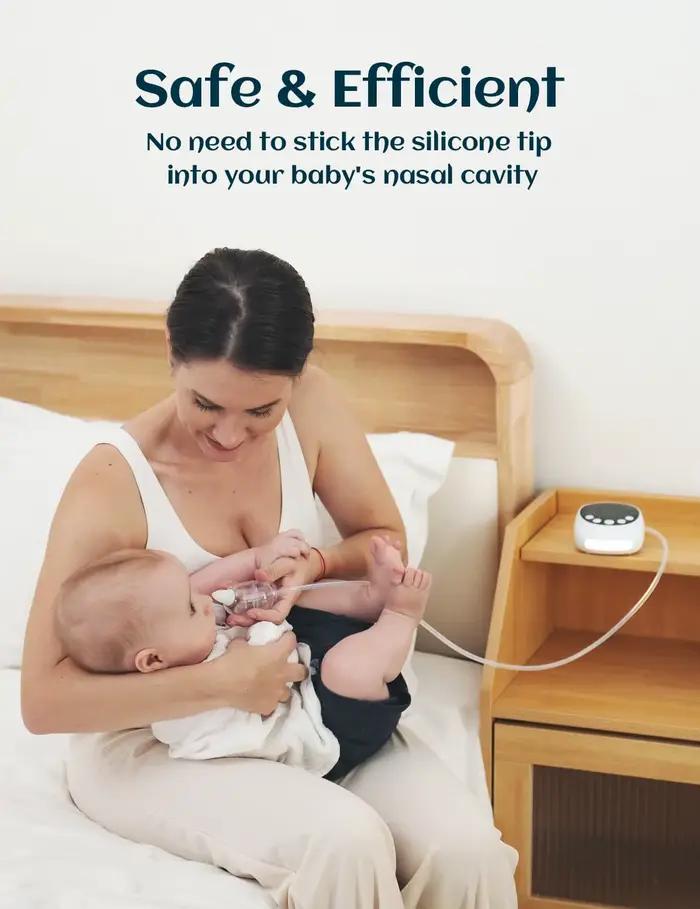 Aspirateur nasal électrique pour bébé, ventouse antarctique de qualité hospitalière avec 9 aspiratio