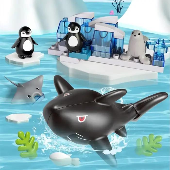 Blocs de construction GSF grands et micros avec figurines animaux pour enfants 3-6 ans et plus occasions spéciales et cadeaux d'anniversaire