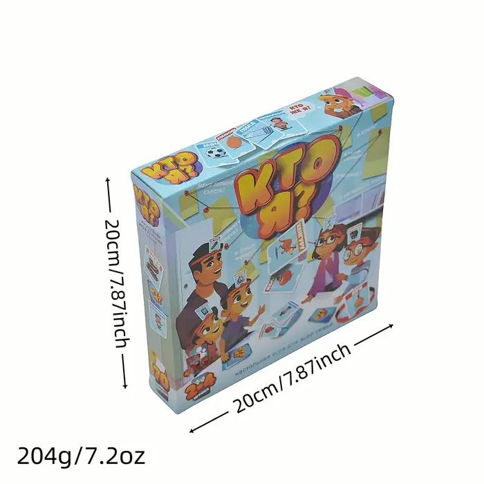 Jeu de société Qui Suis-Je? Jeux de devinettes interactifs pour familles et amis occasions spéciales fêtes parties sociales