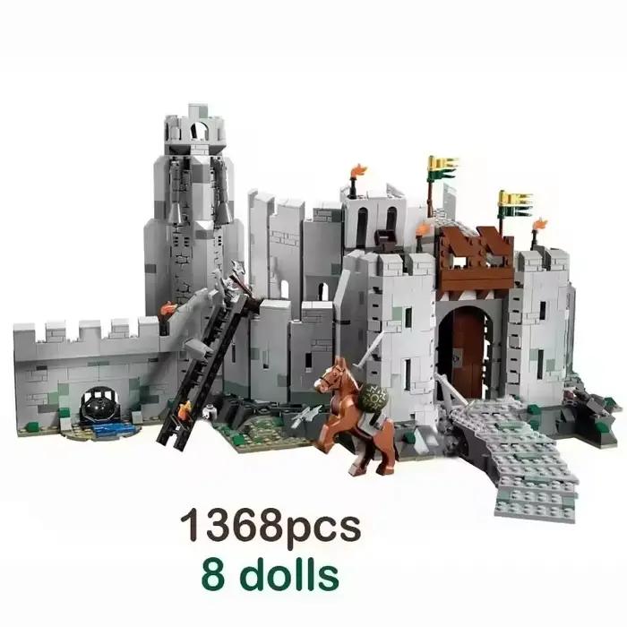 Modèle de château médiéval, décoration de bureau à domicile, cadeau de Noël et de fête pour les coll