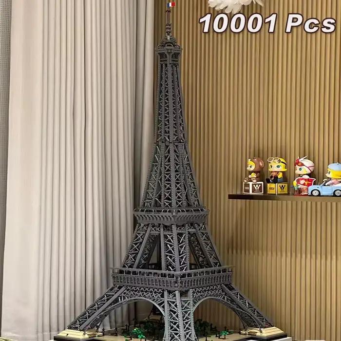 10001 pièces Blocs de construction Tour Eiffel 1