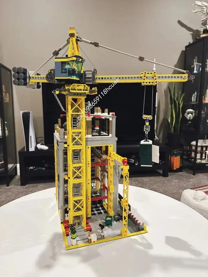 3374 pièces Modèle de chantier modulaire Street View MOC Blocs de construction DIY 910008 Briques éducatives à assembler Créatif Jouets Cadeau
