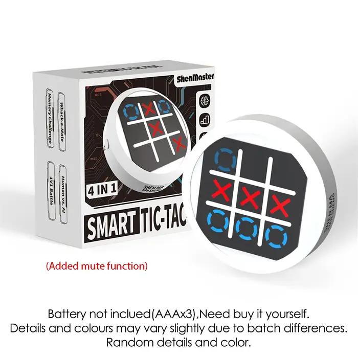 Jeu électronique Tic Tac Toe 5 en 1, Puzzle portatif, jeux de voyage portables pour enfants, jeux de société pour l'entraînement cérébral, cadeau