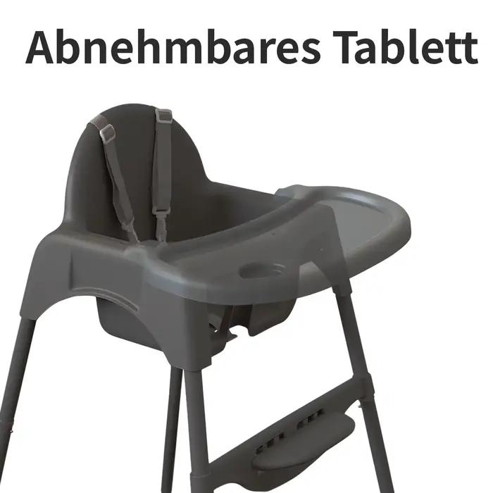Chaise haute pour bébé Yalion (6-36 mois) avec plateau