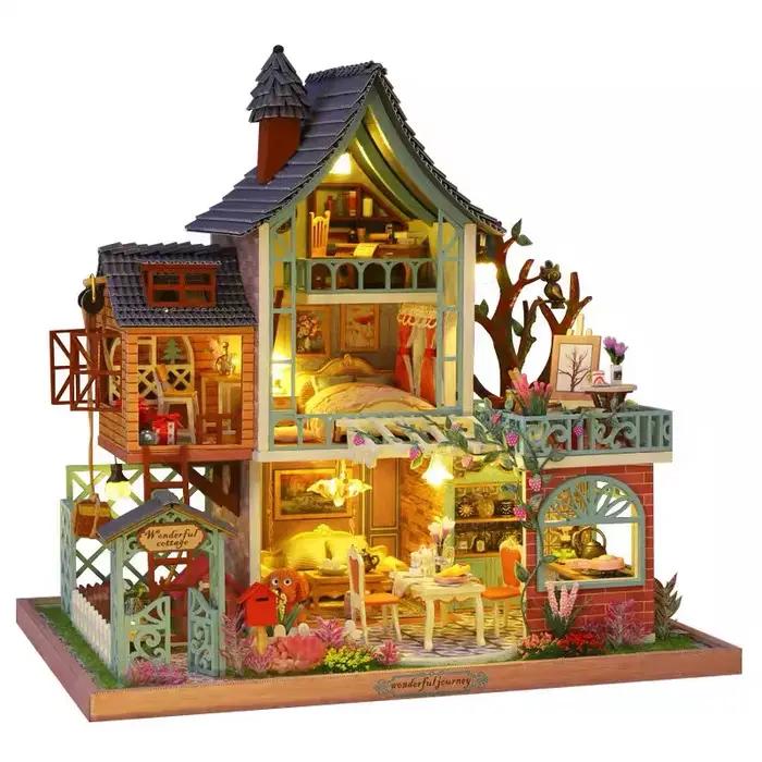 Kit de Construction de maison Miniature à monter soi-même