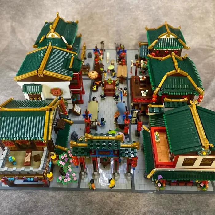 Blocs de construction de ville ancienne chinoise
