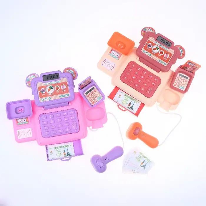 1 ensemble de jouets de simulation de caisse enregistreuse parent-enfant