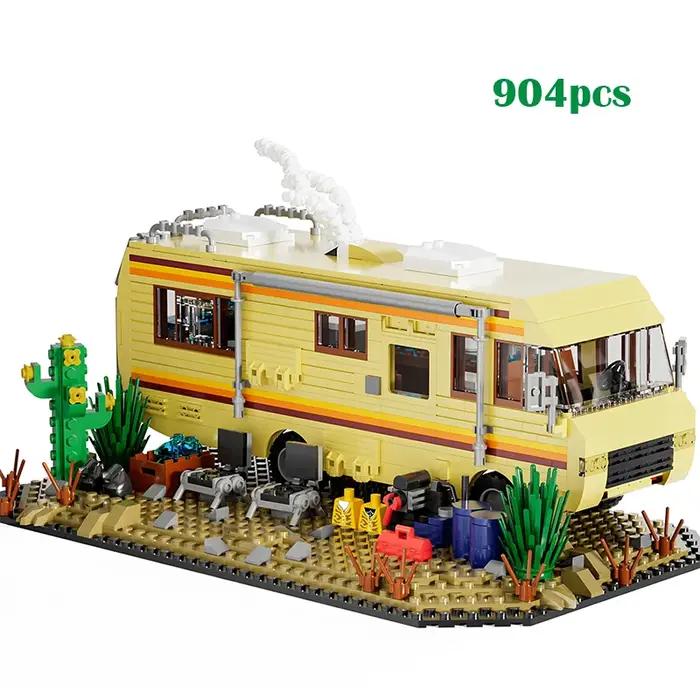 Blocs de construction de modèle de voiture de Bus de camping-car d'aventure de Breaking Bad RV technique adaptés au