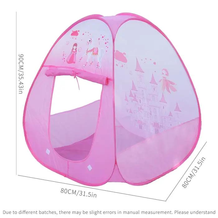 Tente de jeu pliable pour enfants maison de jeu bébé grande fille princesse prince chateau jouet d'exterieur enfant garçon cadeau occasions speciales