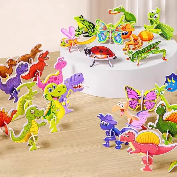 Puzzle 3D de dessin animé pour enfants