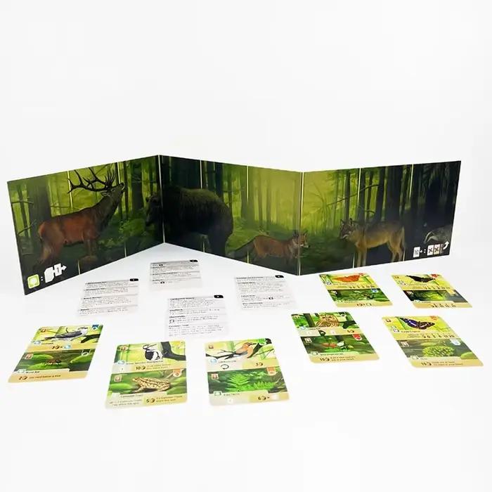 Jeu de société Forest Shuffle jeu de stratégie intelligent et amusant pour enfants et adultes jeu d'extension Exploration Alpine pour occasions spéciales parties familiales cadeaux