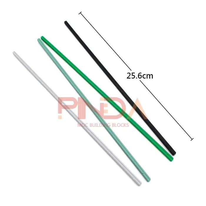 Bloque de construccion 10 unids/lote eje transversal técnico 32L pièces de ladrillos MOC compatible