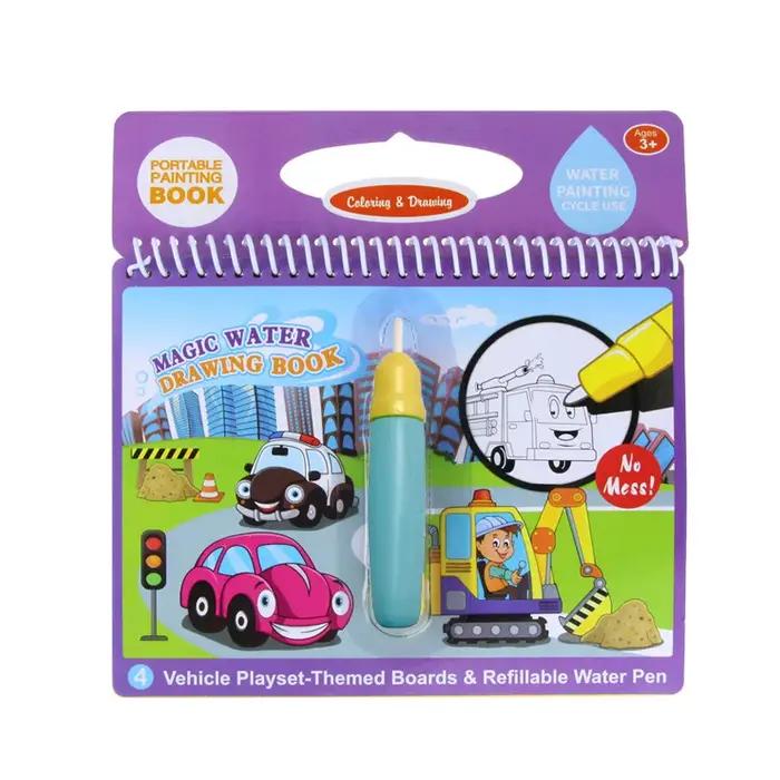 Ensembles de dessin à l'eau magique, livre de gribouillage, stylo magique, peinture à colorier et planche à dessiner pour enfants occasionnels et anniversaires