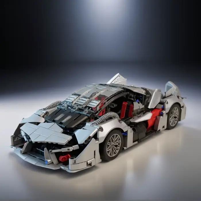 Ensemble de blocs de construction de voiture de sport 1:14