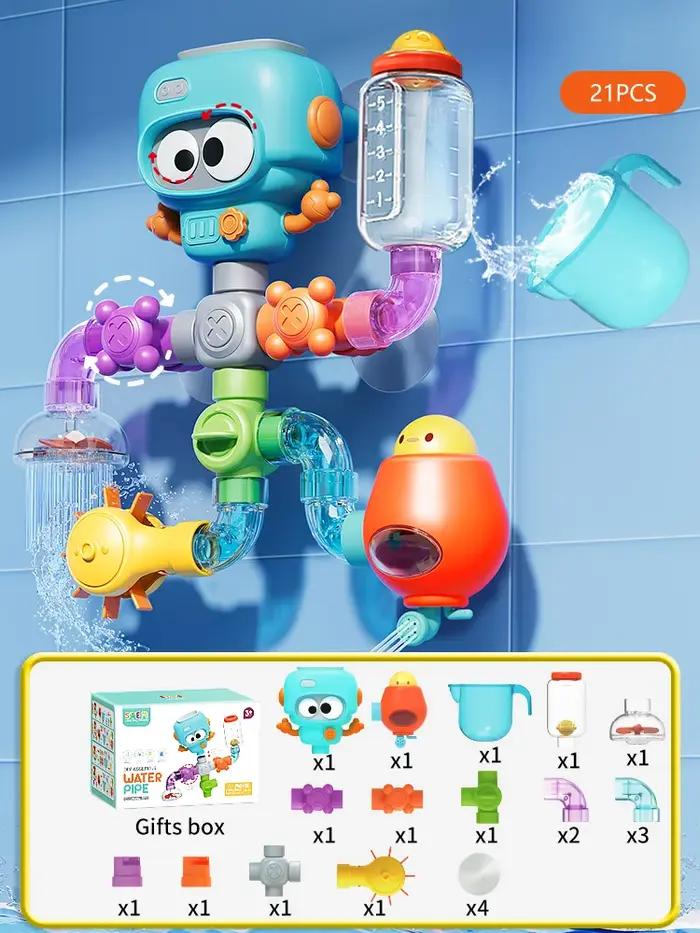 Jouets de bain pour bébé avec ventouses fortes