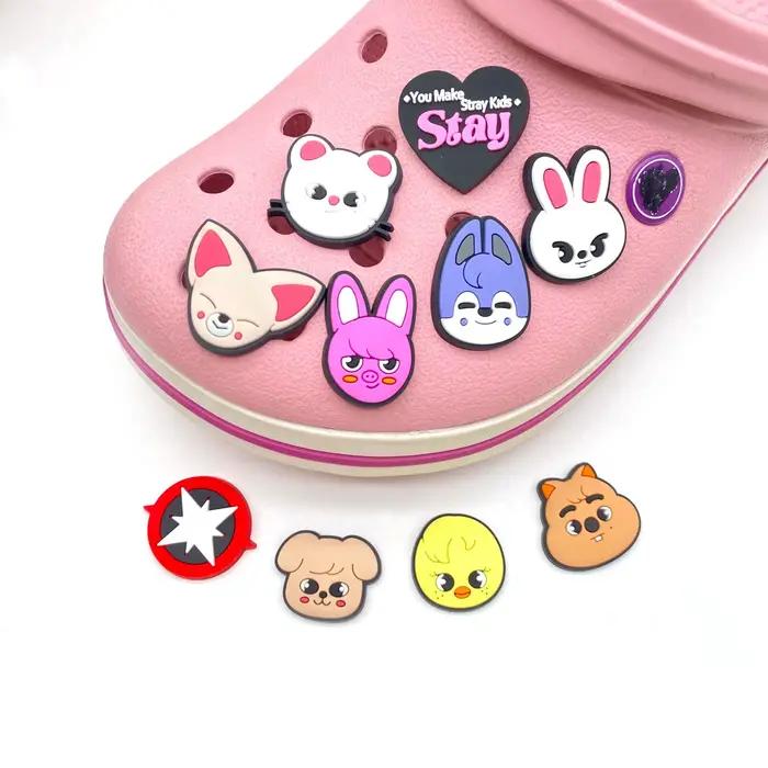 10 pièces ensemble Skzoo coréen Stray enfants idole garçon Wolfchan Leebit figurines mignon dessin a