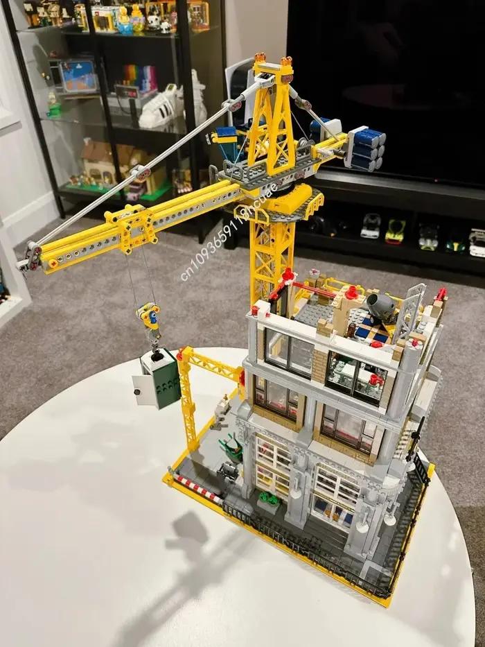 3374 pièces Modèle de chantier modulaire Street View MOC Blocs de construction DIY 910008 Briques éducatives à assembler Créatif Jouets Cadeau