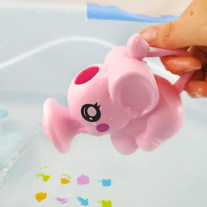 Jouet de bain pour bébé, bain mignon éléphant douche natation pulvérisation d'eau nuages douche joue