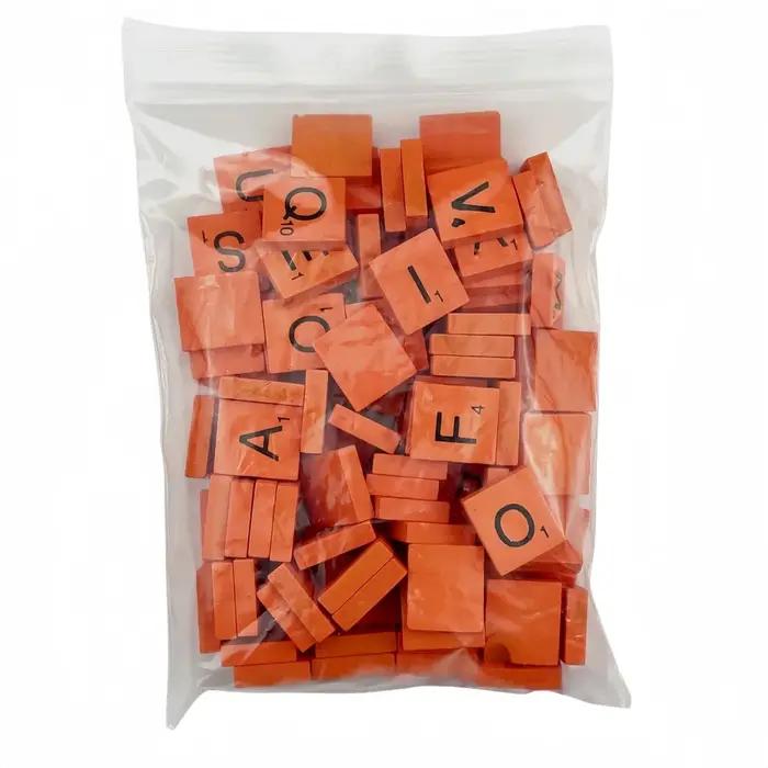 Jeu de société en bois DIY 100 pièces lettres anglaises puzzle sous-verres personnalisés création pour enfants et adultes occasions spéciales