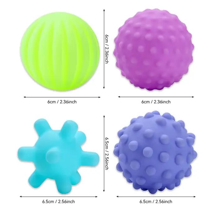 Ensemble de 6 boules sensorielles pour nourrissons