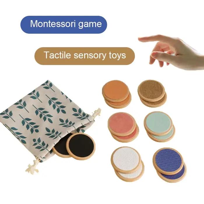 Jeux sensoriels Montessori Lee's Sharing en bois pour enfants, apprentissage tactile et visuel, éveil cognitif et coordination œil-main, occasions spéciales, cadeau d'anniversaire et de Noël