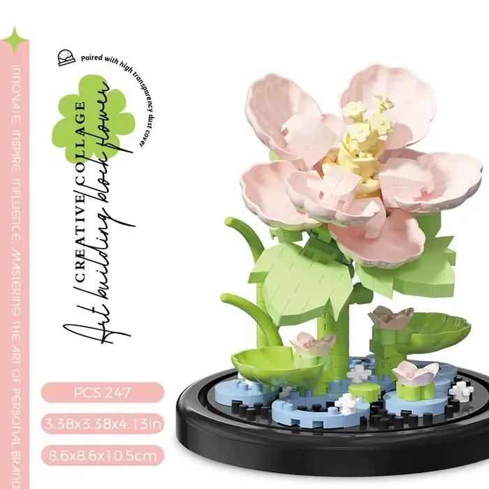 Bouquet de blocs de construction de micro-particules pour enfants