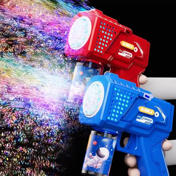 Jouet électrique Gatling automatique à 10 trous, bulle soufflante pour jouets pour enfants, cadeaux