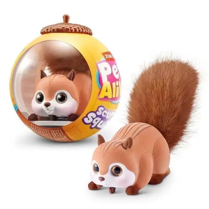 Nouvelle Poupée Surprise ZURU en Promotion : Jouet Sonore Interactif pour Animaux de Compagnie (Écureuil