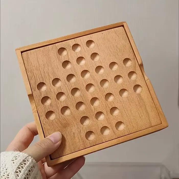 Jeu d'échecs Noble unique puzzle 3d bois stratégie réflexion jouet éducatif pour enfants adolescents et adultes occasions spéciales