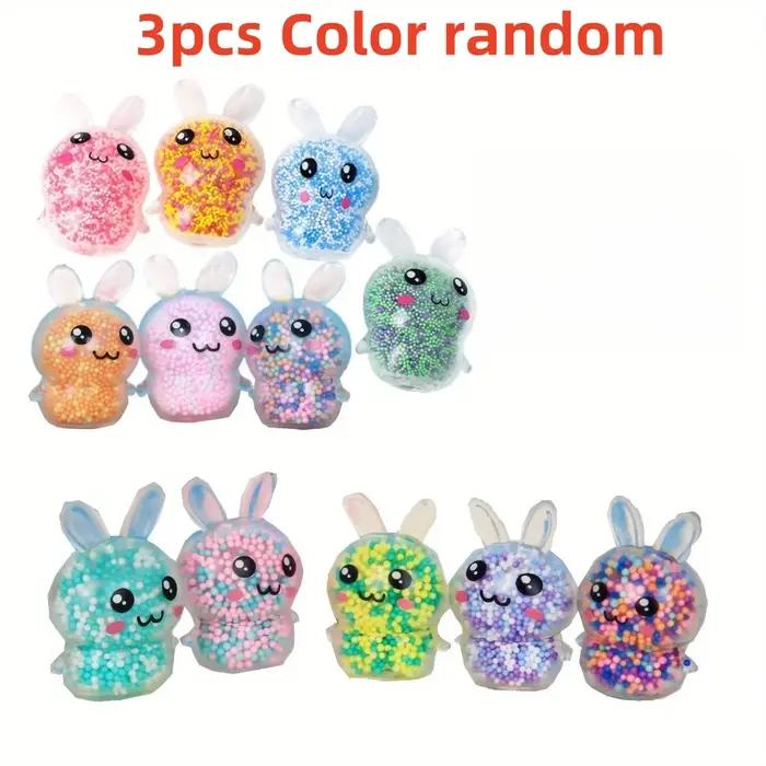 Balles anti-stress en forme de lapin Squishy pour filles et enfants, jouets de détente pour bureau, cadeau idéal pour occasions spéciales