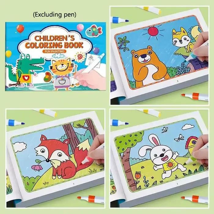 Livres de coloriage pour enfants, garçons et filles, livre de dessin d'animaux pour bébés, jouets d'éducation précoce, jouet de dessin, bloc-notes