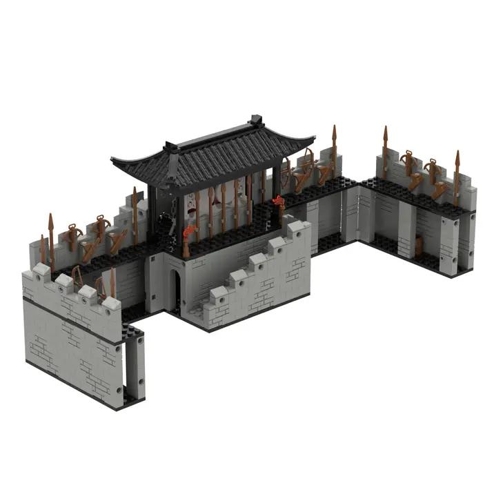 Château médiéval MOC : Forteresse constructible avec des chevaliers