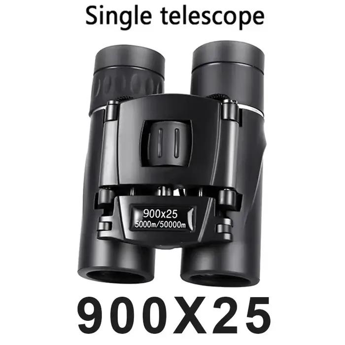 900x25 HD Zoom Portable puissant jumelles longue portée BAK4 télescope