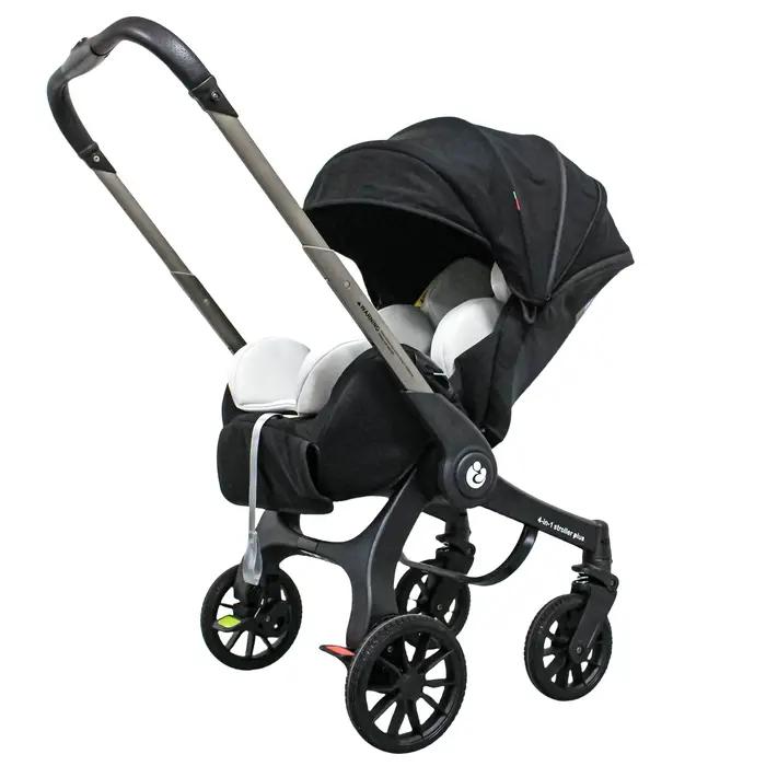 Poussette multifonctionnelle pour nouveau-né, landau de voyage léger, type panier pliable, siège, 4