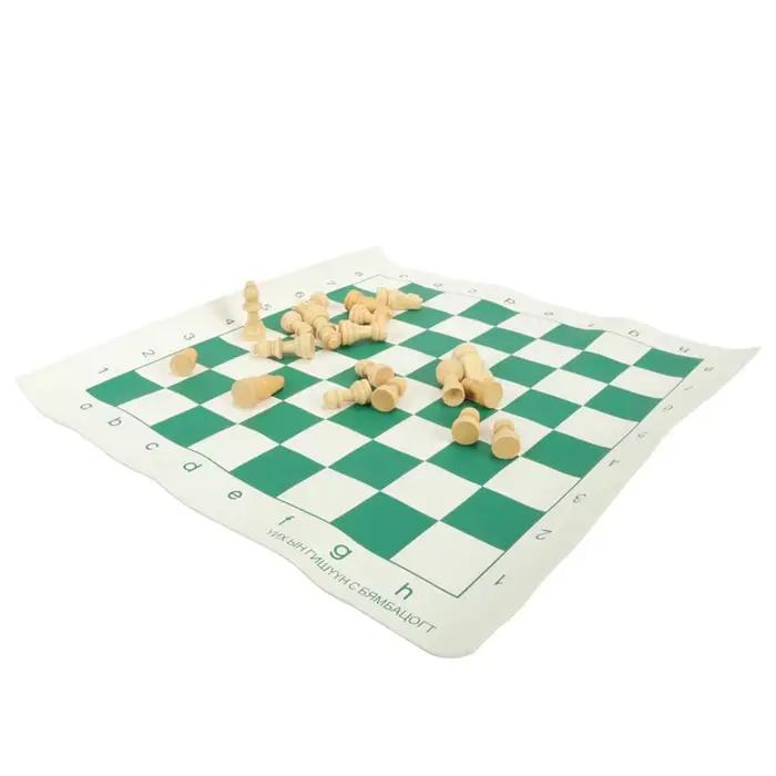 Jeu d'échecs pliant, jeu de société de voyage Portable, ensemble pour débutant, échecs intellectuels, échecs d'extérieur en plastique
