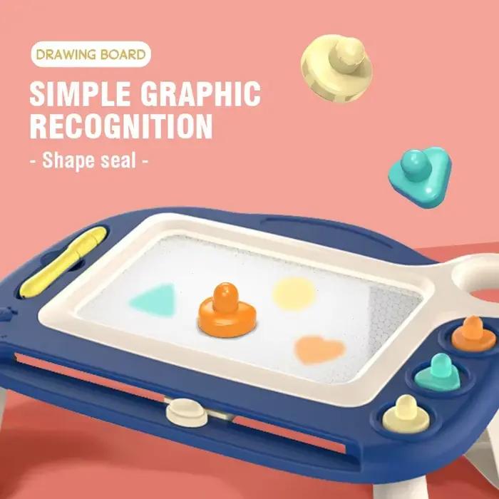 Planche à dessin magnétique pour enfants, Table d'activité pour bébé, tablette d'écriture effaçable, jouets pour enfants de 3 à 5 ans, cadeau