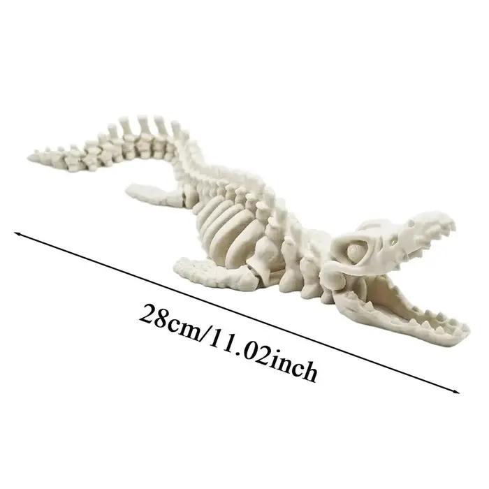 Figurine d'action de dinosaure jouet Mosasaurus articulé imprimé en 3D