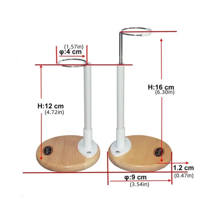 Supports de poupée à Base en bois, modèles de figurines, Support en plastique, présentoir de poupée,