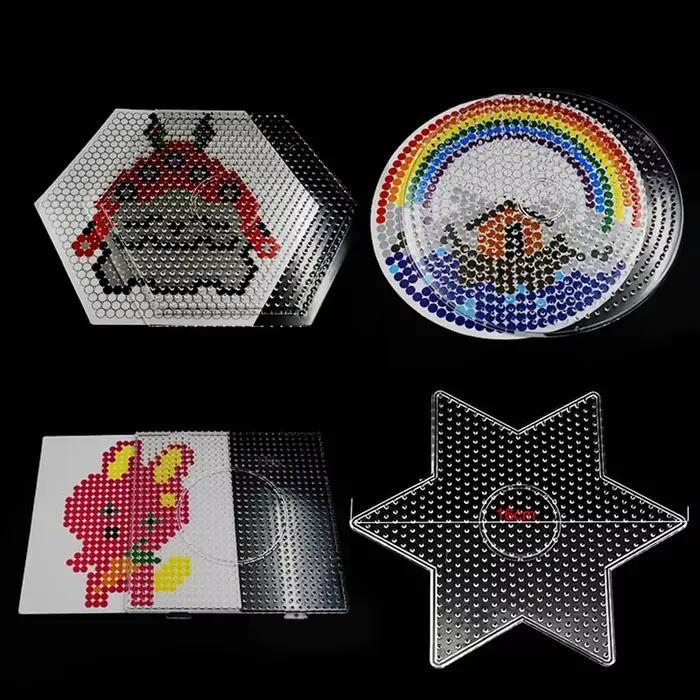 Grandes perles Hama carrées de 5mm