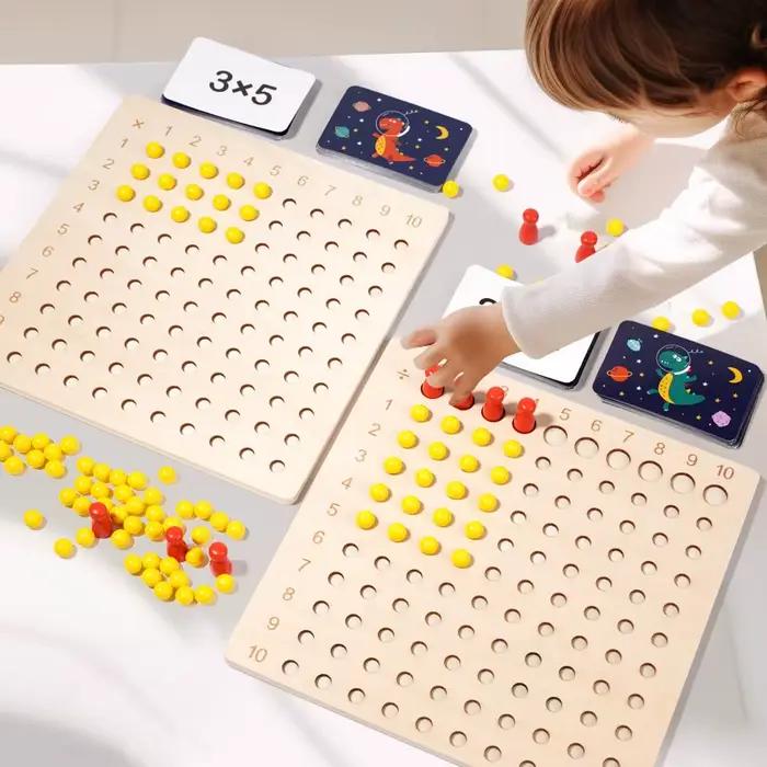 Planche d'apprentissage des maths Montessori pour enfant